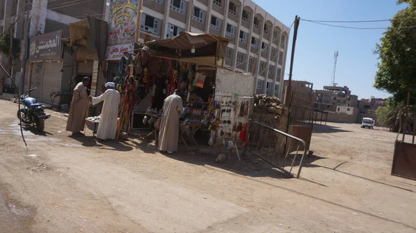 stock image Edfu, Egypt, July, 13, 2022: scenes from the city of Edfu in Egypt on a summer morning