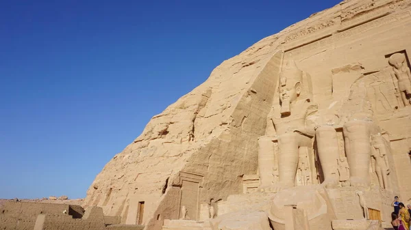 Abu Simbel Mısır Temmuz 2022 Mısır Nasır Gölü Nün Yanındaki — Stok fotoğraf