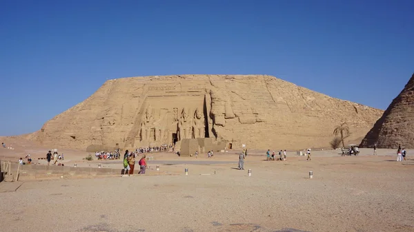 Abu Simbel Egitto Luglio 2022 Paesaggio Dei Templi Abu Simbel — Foto Stock