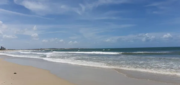 Пейзаж Пляжу Genipabu Поруч Парком Дюн Наталі Ріо Гранде Норте — стокове фото