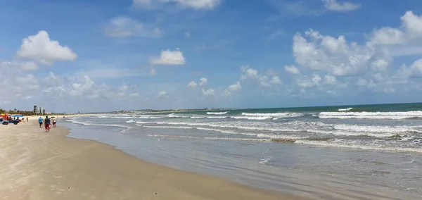 Genipabu Natal Rio Grande Norte Brazylia Marzec 2023 Krajobraz Plaży — Zdjęcie stockowe