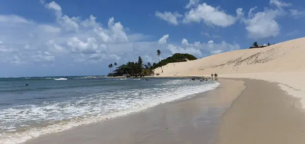 Genipabu Natal Rio Grande Norte Brazílie Březen 2023 Krajina Pláži — Stock fotografie