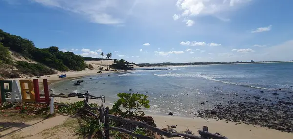 Genipabu Natal Rio Grande Norte Brezilya Mart 2023 Genipabu Plajının — Stok fotoğraf
