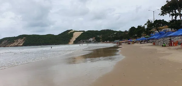 プンタ ネグラ ビーチ ナタール グランデ ノルテ ブラジル 2023年3月3日 カレカで有名なプンタ ネグラ — ストック写真