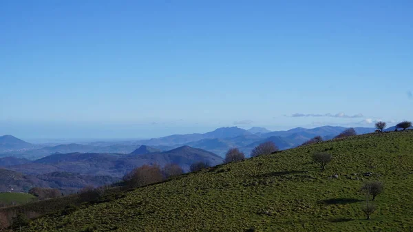 Monte Ernio Gipuzkoa Spanien Januar 2023 Ländliche Landschaft Ernio Gipuzkoa — Stockfoto