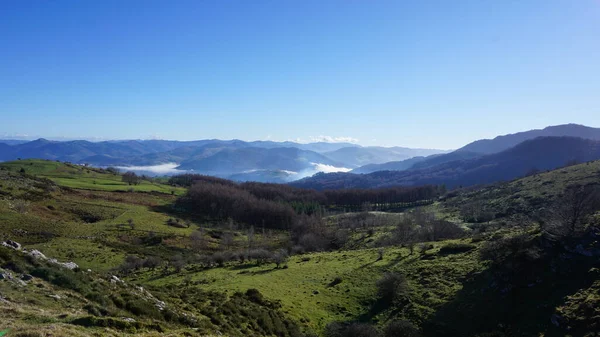 Monte Ernio Gipuzkoa Spain January 2023 Rural Landscape Ernio Gipuzkoa — 스톡 사진