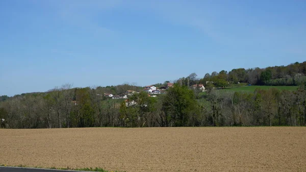Landelijk Berglandschap Aquitaine Zuid Frankrijk — Stockfoto