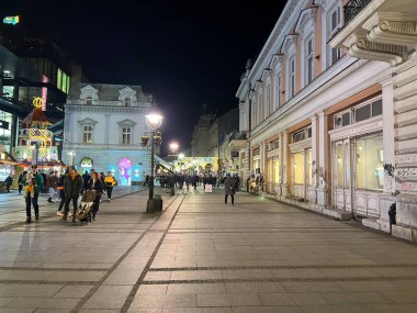 Belgrad, Sırbistan, 21 Şubat 2022: Belgrad, Sırbistan 'ın manzarası