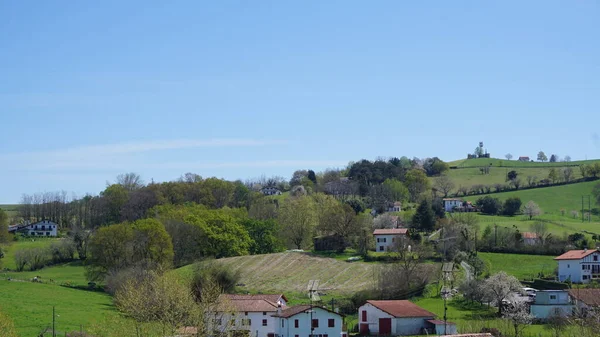 Landsbygdslandskap Ezpeleta Frankrike — Stockfoto