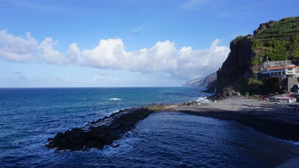 Madeira Portugal Junho 2022 Paisagem Madeira Dia Nebuloso Primavera — Fotografia de Stock