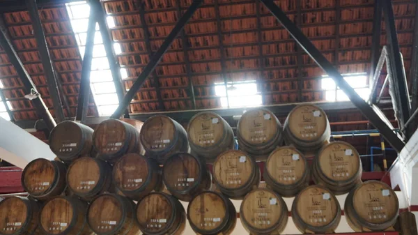 Madeira Portugal Junho 2022 Imagens Uma Destilaria Rum Madeira — Fotografia de Stock