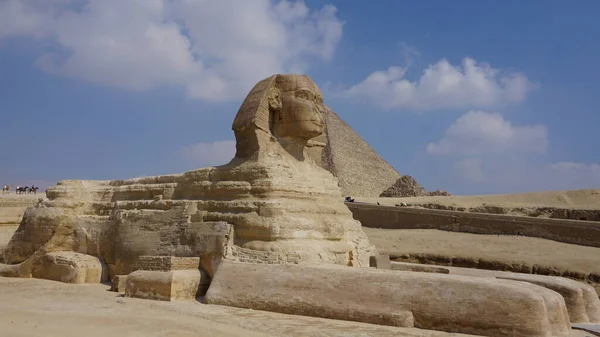 Cairo Egypte Juli 2022 Landschap Van Piramides Van Gizeh — Stockfoto