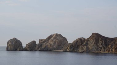 Baja California Sur, Meksika 'daki Cabo San Lucas Bölgesi Panoramik Manzarası