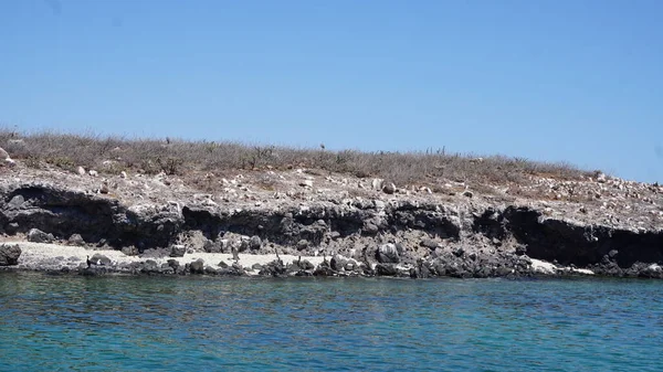 ラパス カリフォルニア スール メキシコ 2022年6月15日 世界で最も美しいビーチの1つであり ラパス カリフォルニア スール メキシコの豊富な海洋生物の本拠地であるバランドラ湾のパノラマビュー — ストック写真