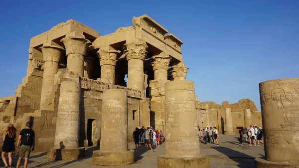 Kom Ombo Egypten Juli 2022 Utsikt Över Kom Ombo Templet — Stockfoto