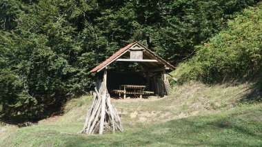 Aralar, Gipuzkoa, Bask ülkesinde kırsal ve doğal manzara