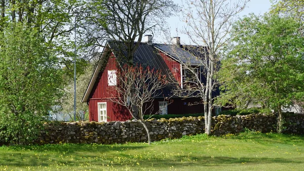 エストニアのサアレマ島の農村風景 — ストック写真