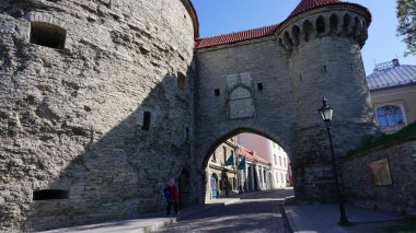 Tallinn, Estonya, Avrupa, Mayıs, 18, 2023: Estonya 'nın başkenti Tallinn şehrinin silueti