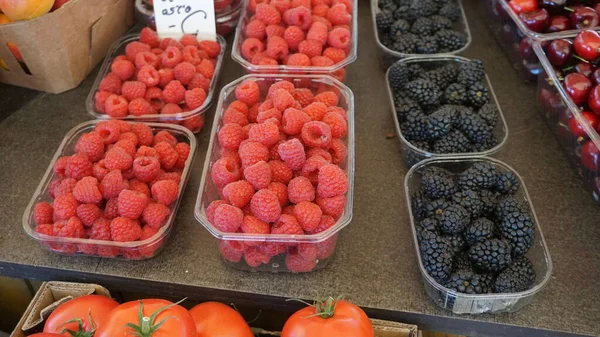 Obst Und Gemüsemarkt Tallinn Estland — Stockfoto