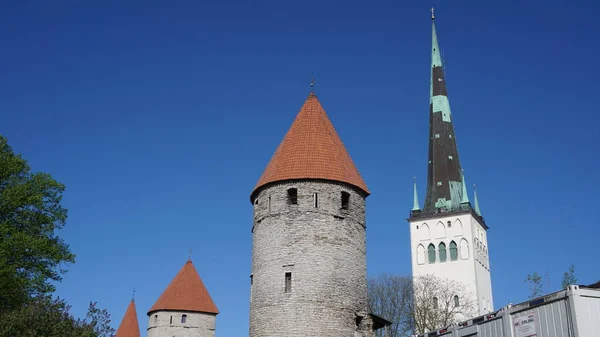 Таллин Эстония Европа Мая 2023 Года Skyline City Tallinn Capital — стоковое фото