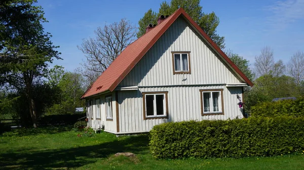 Landelijk Landschap Natuur Het Eiland Saaremaa Estland — Stockfoto