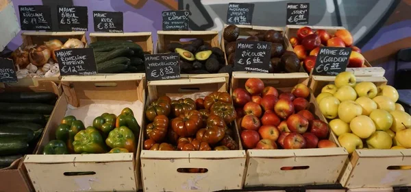 Tomaten Fruit Fruitmarkt Van Tallinn Estland — Stockfoto