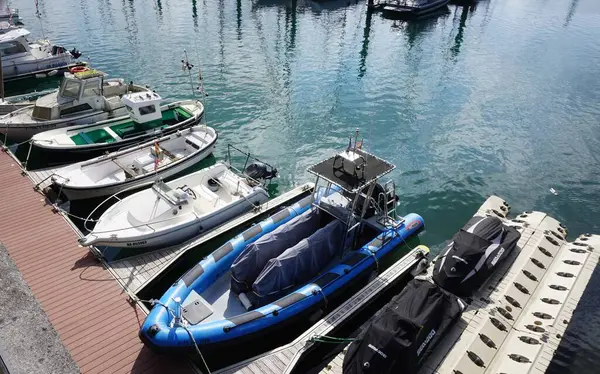 Hondarribia Guipzcoa Basque Country October 2021 Jet Skis Covers Next — Stock Photo, Image
