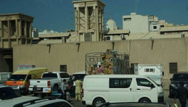 Dubai, Birleşik Arap Emirlikleri, 20 Ekim 2021: Bir Ekim günü Dubai pazarının görüntüleri