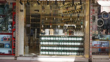 Dubai, Birleşik Arap Emirlikleri, 20 Ekim 2021: Dubai pazarında bir Ekim sabahı manzarası, Olgun Pazar