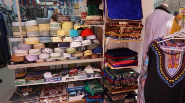 Dubai, Birleşik Arap Emirlikleri, 20 Ekim 2021: Dubai pazarında bir Ekim sabahı manzarası, Olgun Pazar