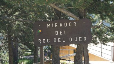 Andorra, Canillo 'daki Roc del Quer bakış açısına dağ gezisi