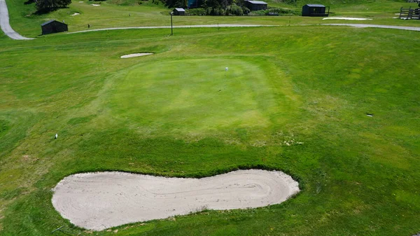 Soldeu Andorra Junio 2023 Vistas Campo Golf Soldeu Andorra — Foto de Stock