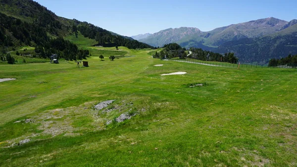 Soldeu Andorra Juni 2023 Utsikt Över Soldeu Golfbana Andorra — Stockfoto