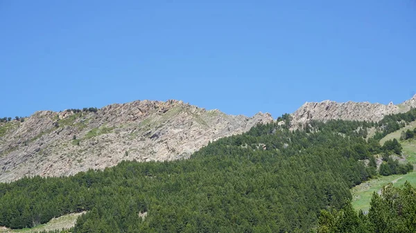 Andorra Paisaje Montaña Canillo Una Tarde Verano Soleada — Foto de Stock