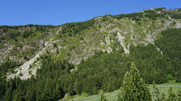 Andorra Gebirgslandschaft Canillo Einem Sonnigen Sommernachmittag — Stockfoto