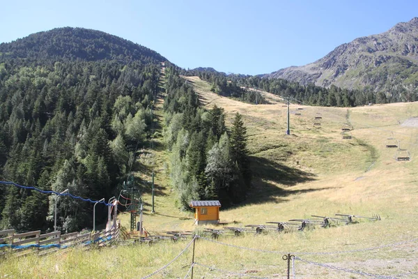 Andorran Ορεινό Τοπίο Στο Ordino Arcalis Δίπλα Στο Ηλιακό Κιόσκι — Φωτογραφία Αρχείου