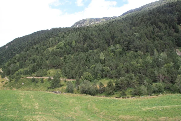 Peisaj Rural Montan Valea Incles Din Andorra — Fotografie, imagine de stoc