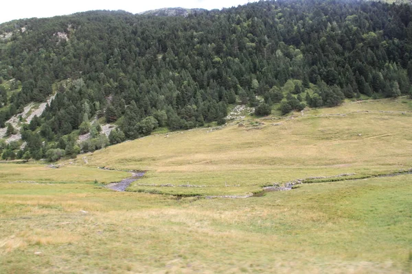 Rural Mountain Landscape Incles Valley Andorra — Stock Photo, Image