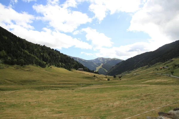 Paisaje Rural Montaña Valle Incles Andorra — Foto de Stock