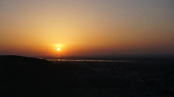 Sunrise Luxor July Morning Egypt Africa — Stock Photo, Image