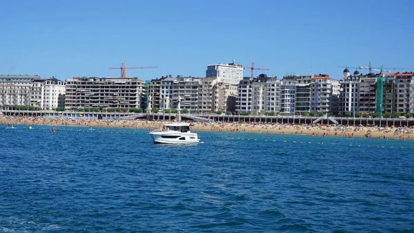 세바스티안 세바스티안 바스크 스페인 2020 바다에서 수있는 세바스티안 — 스톡 사진