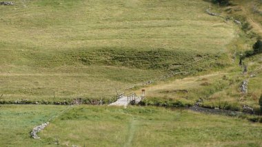 Dağ manzarası, doğa ve kırsal Valle D 'Incles, Andorra