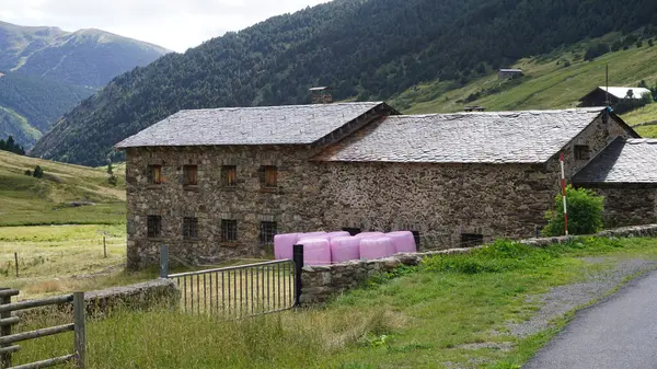 Paisaje Montaña Naturaleza Rural Valle Incles Andorra —  Fotos de Stock