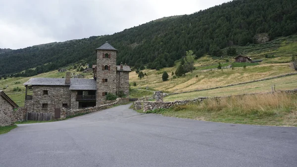 Paisagem Montanhosa Natureza Rural Valle Incles Andorra — Fotografia de Stock