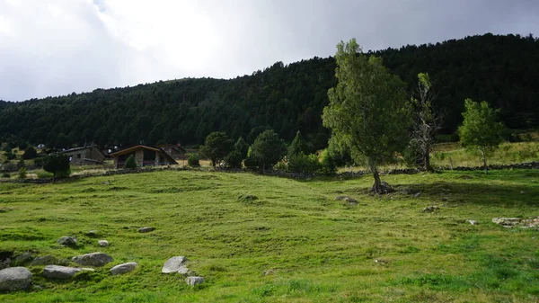 Dağ manzarası, doğa ve kırsal Valle D 'Incles, Andorra