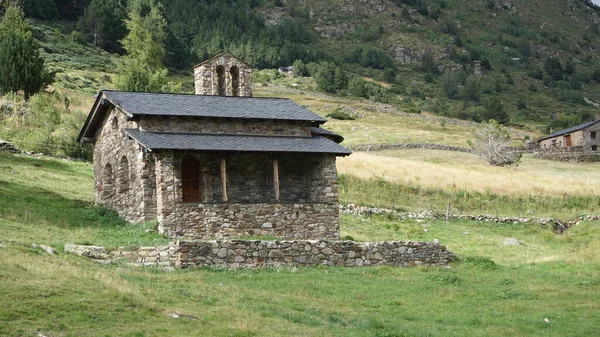 Paisaje Montaña Naturaleza Rural Valle Incles Andorra —  Fotos de Stock