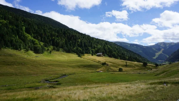 Paisaje Montaña Naturaleza Rural Valle Incles Andorra — Foto de Stock