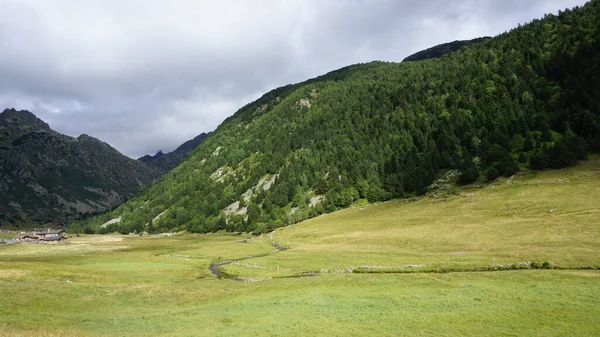 Гірський Пейзаж Природа Сільська Місцевість Валле Інклс Андорра — стокове фото
