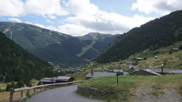 Dağ Manzarası Doğa Kırsal Valle Incles Andorra — Stok fotoğraf