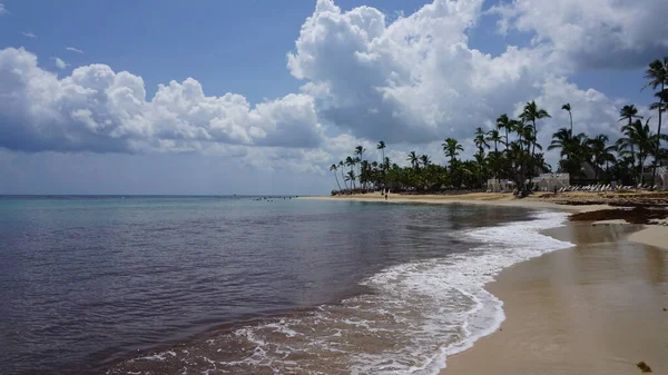Krajina Exotické Karibské Pláže Uvero Alto Punta Cana Dominikánská Republika — Stock fotografie